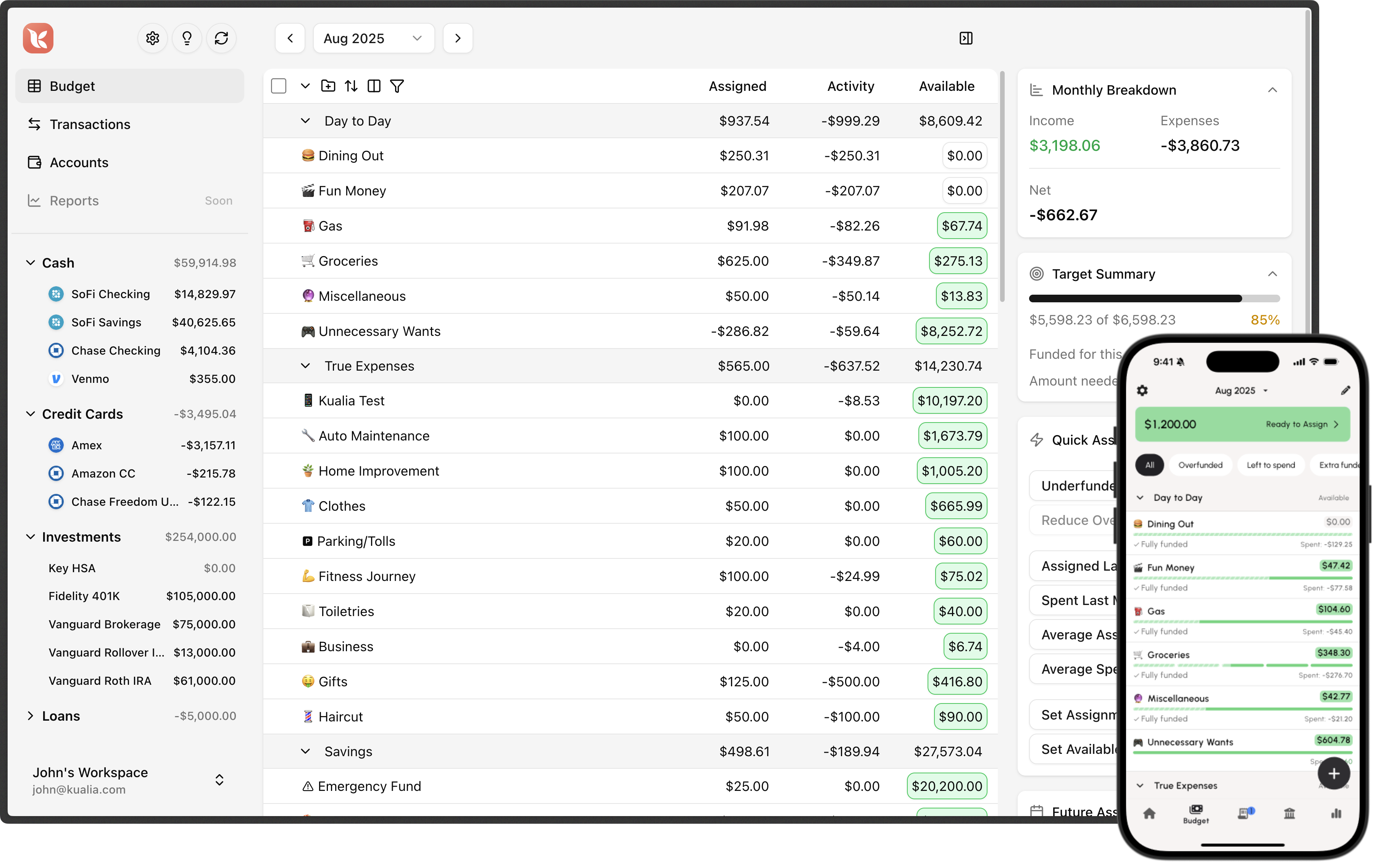 app mockup